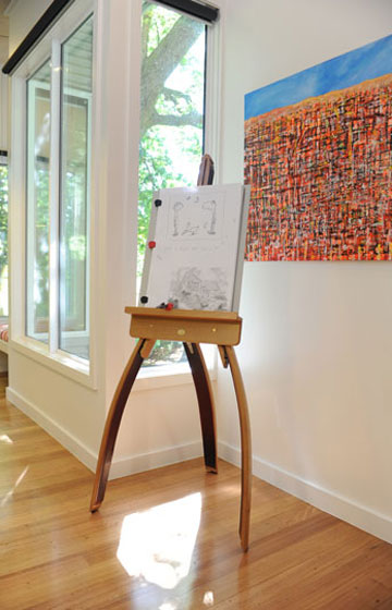 Easel at The Gallery Olinda